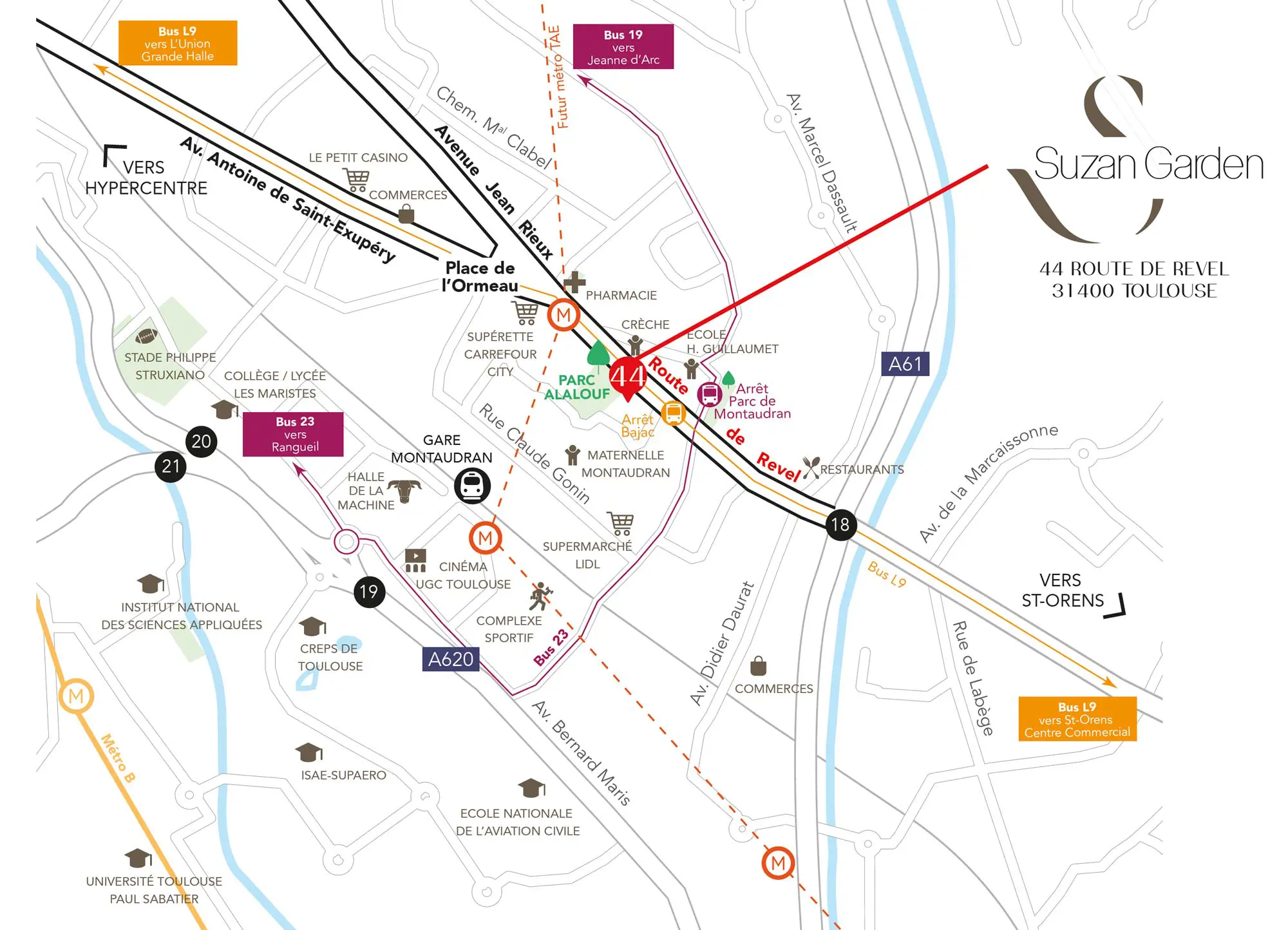 Carte du programme